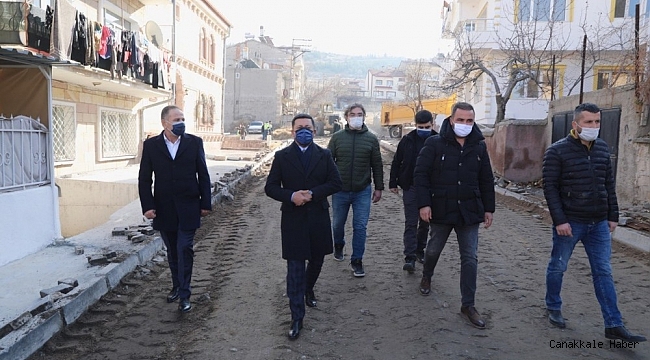 Başkan Arı, Belediye ekiplerinin çalışma alanlarında incelemelerde bulundu