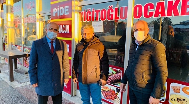 Başkan Ensari&#039;den esnaf ziyareti