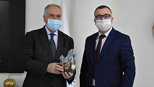 Başkan Gökhan'dan Başkan Aslan’a İade-i Ziyaret