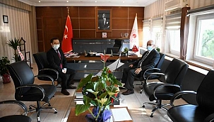 Başkan Gökhan'dan Çevre ve Şehircilik İl Müdürü Çelen'e ziyaret