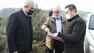 Başkan Gökhan teknik inceleme gezisinde