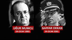 Belediye Başkanı Ülgür Gökhan'ın Uğur Mumcu ve Gaffar Okkan'ı anma mesajı