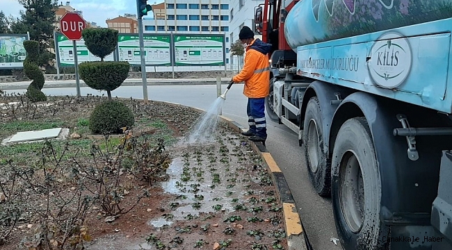 Belediye sokağa çıkma kısıtlamasında hizmet götürmeye devam ediyor