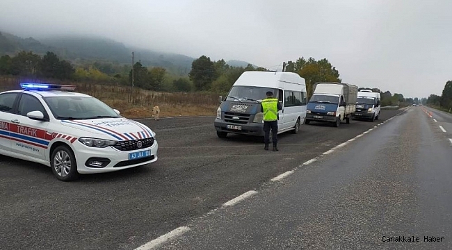 Bir ayda 58 araç trafikten men edildi