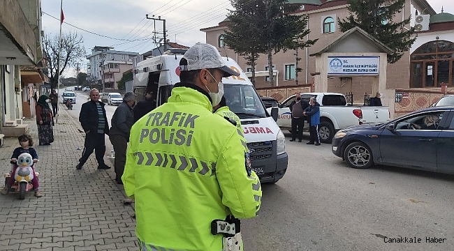 Bisikletten düşen çocuklara yardım etmek isteyince olanlar oldu