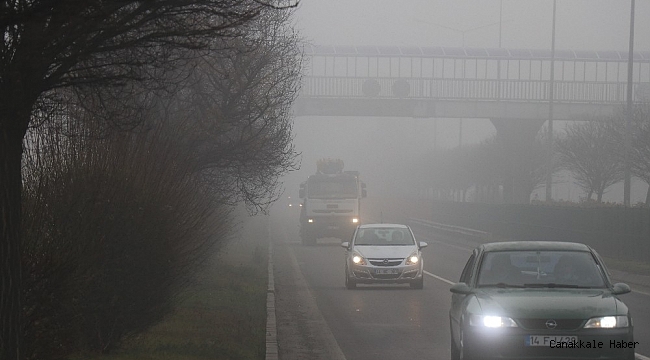 Bolu'da yoğun sis etkili oluyor