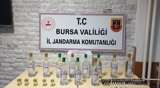 Bursa&#039;da bir kişinin ölümü, bir kişinin de zehirlenmesiyle harekete geçen jandarma ekipleri bir kişiyi gözaltına aldı