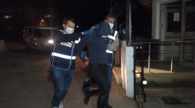 Çalıntı araçla kaçan şahıs ormanlık alanda saklanırken yakalandı