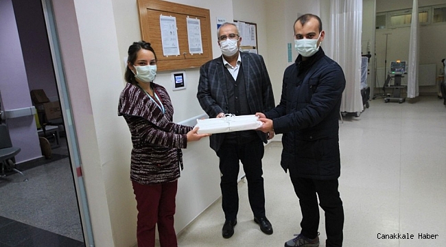 Çameli Kaymakamı ve Belediye Başkanı çalışanların yeni yılını tebrik etti