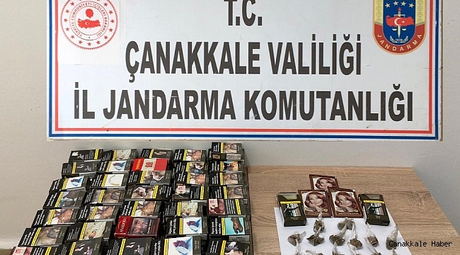 Çanakkale'de uyuşturucu operasyonu