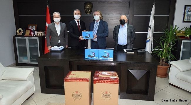 Çaycuma'da 55 öğrenci için tablet temin edildi