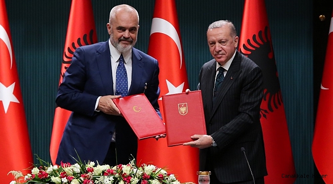 Cumhurbaşkanı Erdoğan-Arnavutluk Başbakanı Rama ortak basın toplantısı