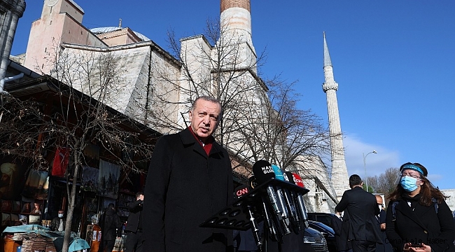 Cumhurbaşkanı Erdoğan'dan Cuma namazı çıkışında Fikri Sağlar'ın açıklamalarına sert tepki