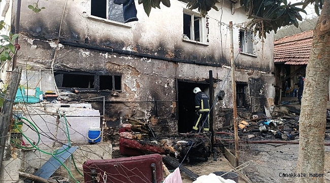 Dereköy&#039;de yangın korkuttu