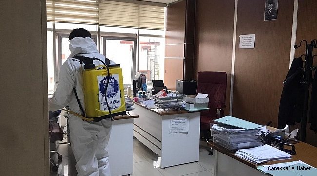 Didim&#039;de dezenfekte çalışmaları devam ediyor