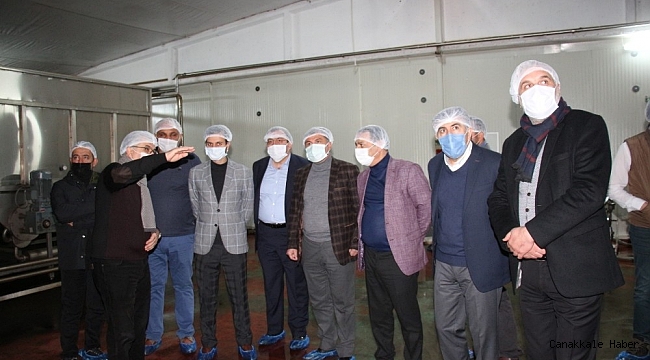 Dut pekmezi fabrikalarını incelediler