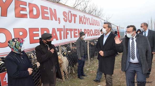 Emet'te 'Keçi peyniri' projesi