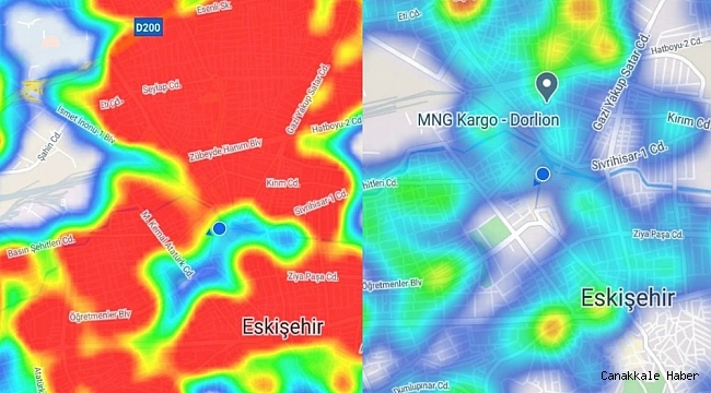 Eskişehir&#039;de harita bir ayda yeşile döndü