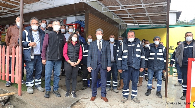 Esnaftan işçilere teşekkür yemeği