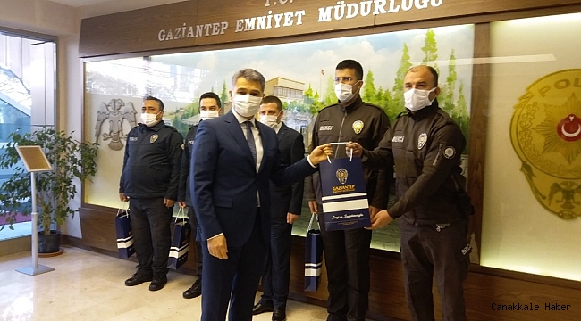 EYP yakalayan polis ve bekçiler ödüllendirildi