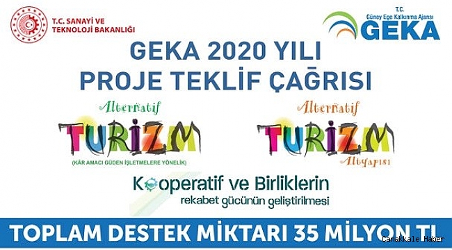 GEKA alternatif turizm ve kooperatif çağrısına 192 başvuru