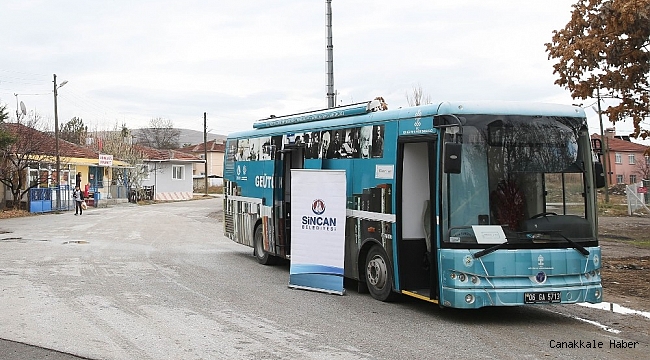 Gezici kütüphane Sincan sokaklarını turlamaya devam ediyor