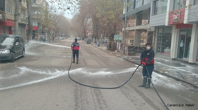 Gölbaşı'nda dezenfekte çalışmalarına devam ediyor