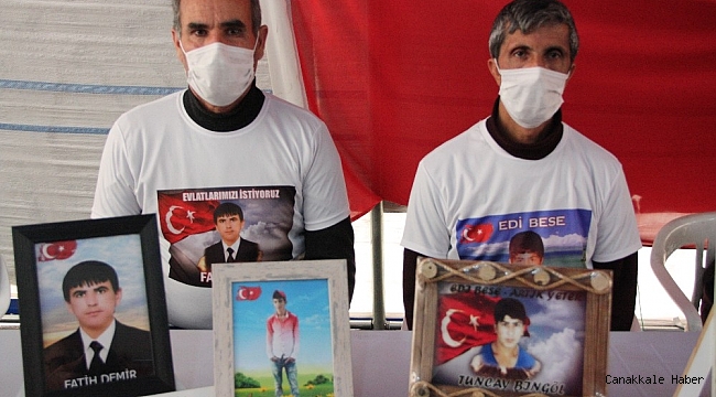 HDP önündeki evlat nöbeti eylemine bir aile daha katıldı