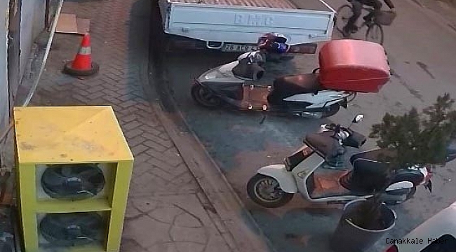 Hırsızlığın böylesi, çaldığı motosikletin yerine bisikletini bıraktı