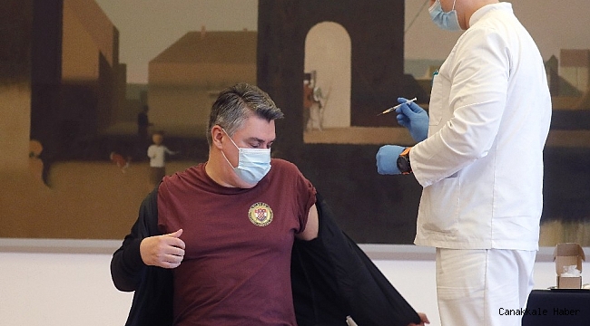 Hırvatistan Devlet Başkanı Milanovic, Covid-19 aşısı yaptırdı