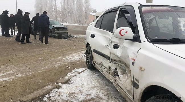 Horasan'da sis kazaya neden oldu