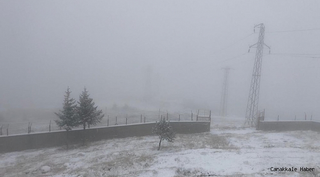 Ilgaz Dağı&#039;nda beklenen kar yağışı başladı