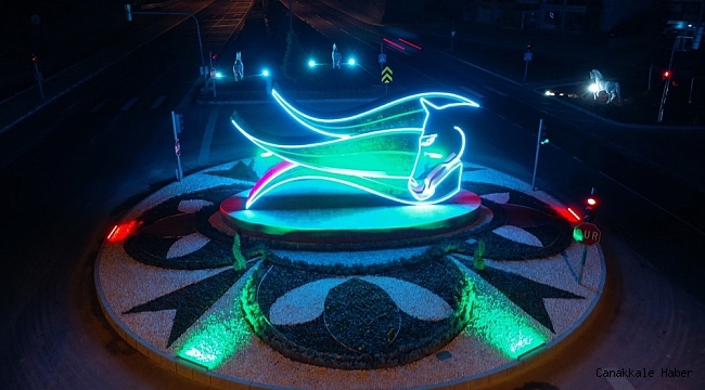 İtfaiye kavşağı yeni görünümüyle çok beğenildi