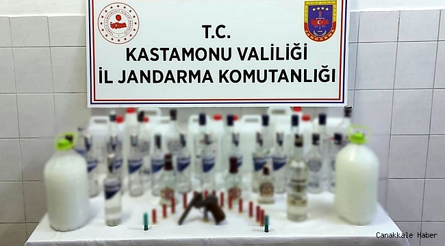 Jandarmadan kaçak alkol operasyonu: 1 kişi tutuklandı