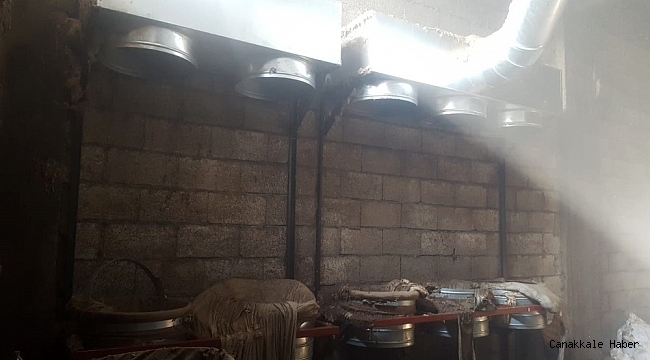 Kahramanmaraş'ta çırçır fabrikasında yangın