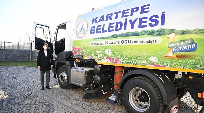 Kartepe'de temizlik araçlarına yenisi eklendi