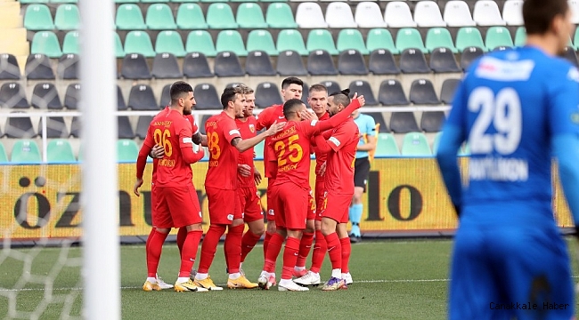Kayserispor haftalar sonra kazandı