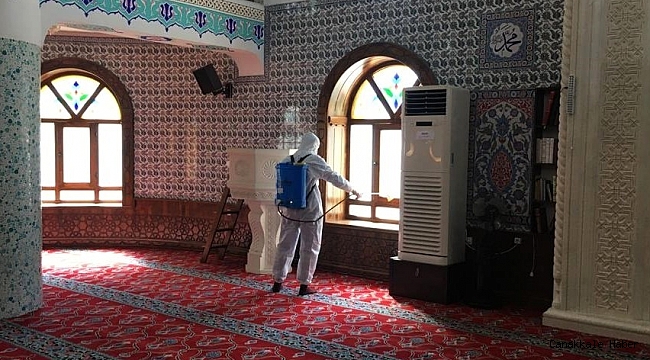 Keçiören'deki ibadethaneler 2021'e daha temiz girdi