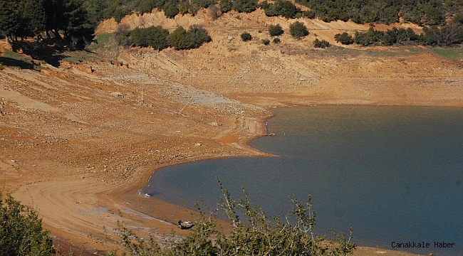 Keşan'da baraj doluluk oranı yüzde 8'in altına indi