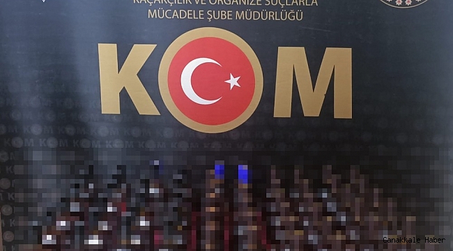 Kilis'te sahte içki operasyonu