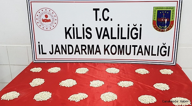 Kilis&#039;te uyuşturucu hap operasyonu