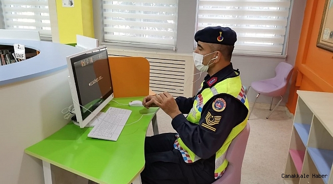 Kırkağaç İlçe Jandarma'dan çevrimiçi eğitim