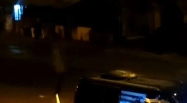 Kısıtlama saatinde pompalı tüfekli ve havai fişekli kutlama