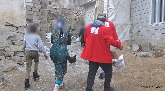 Kızılay&#039;dan ihtiyaç sahiplerine yardım