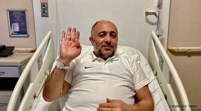 Koronayı yenen Müdür Kasapoğlu taburcu oldu