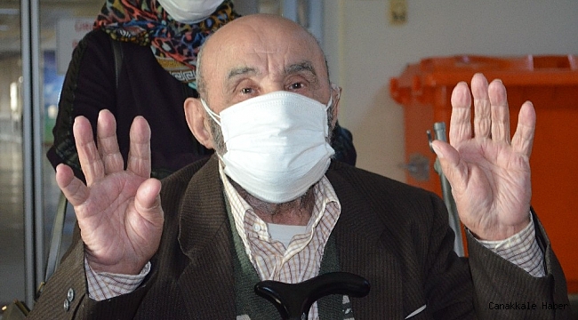 Kronik hastalıkları olmasına rağmen 90 yaşında koronayı yendi