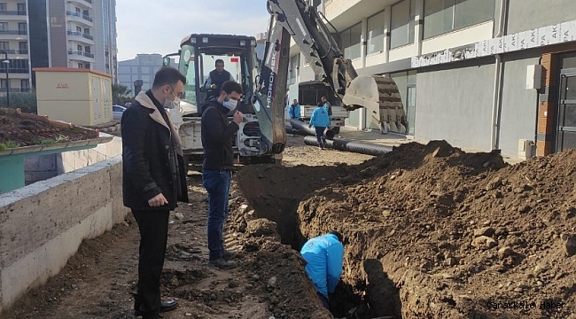 Mahallelerde taşkın sorunu çözülüyor