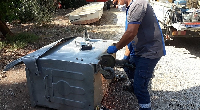 Marmaris Belediyesi çöp konteynerinden 412 bin TL tasarruf etti