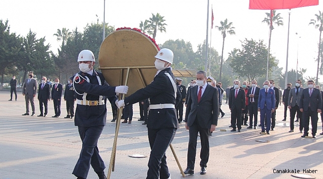 Mersin'in kurtuluş günü bu yıl sade bir törenle kutlandı