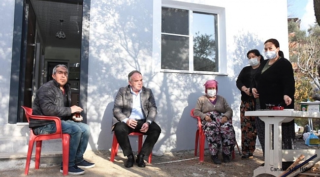 Meşeli Mahallesi'nde evi yanan vatandaşa Germencik Belediyesi'nden yardım eli